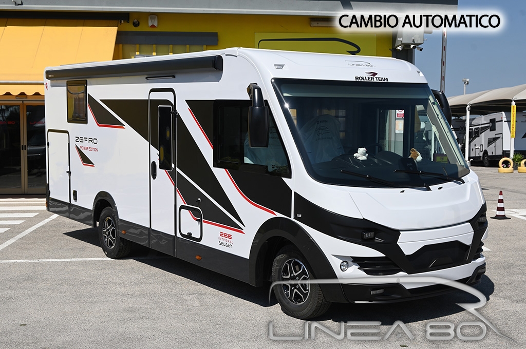 Camper nuovo Roller Team Zefiro Integral 266 Power Edition Selekt Vendita camper nuovo Roller Team Zefiro Integral 266 Power Edition Selekt, disponibile presso Linea80, concessionario di Camper e caravan che lavora nelle province di Venezia, Padova, Treviso, Verona, Rovigo, Vicenza, Belluno, Trieste, Udine, Ferrara o Pordenone