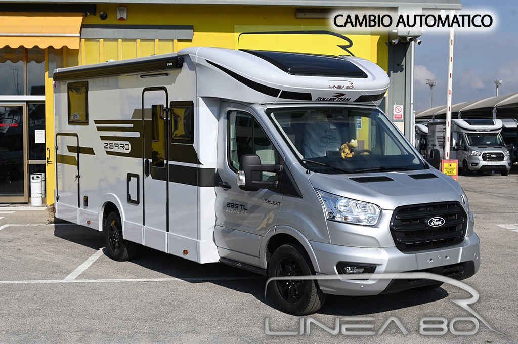 Vendita camper nuovo Roller Team Zefiro Advance 285 TL Selekt, disponibile presso Linea80, concessionario di Camper e caravan che lavora nelle province di Venezia, Padova, Treviso, Verona, Rovigo, Vicenza, Belluno, Trieste, Udine, Ferrara o Pordenone