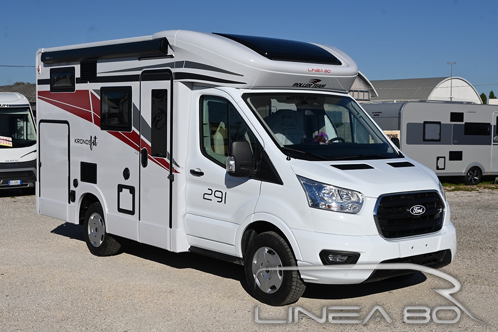 Camper nuovo Roller Team Kronos Fit 291 TL Vendita camper nuovo Roller Team Kronos Fit 291 TL, disponibile presso Linea80, concessionario di Camper e caravan che lavora nelle province di Venezia, Padova, Treviso, Verona, Rovigo, Vicenza, Belluno, Trieste, Udine, Ferrara o Pordenone