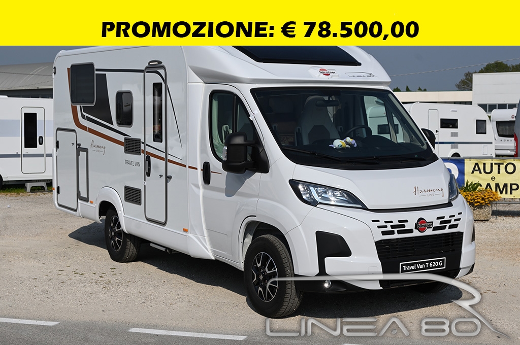 Vendita camper camper nuovo Burstner Travel Van T 620g, disponibile presso Linea80, concessionario di Camper e caravan che lavora nelle province di Venezia, Padova, Treviso, Verona, Rovigo, Vicenza, Belluno, Trieste, Udine, Ferrara o Pordenone