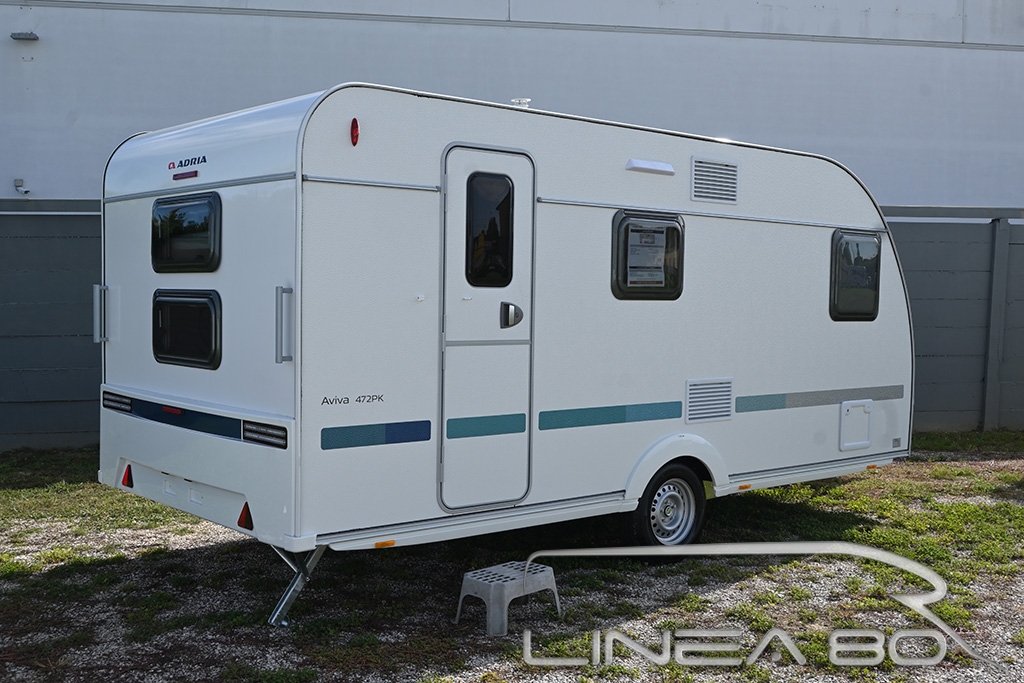 Caravan nuova Adria Aviva 472 PK Vendita caravan nuova Adria Aviva 472 PK, disponibile presso Linea80, concessionario di Camper e caravan che lavora nelle province di Venezia, Padova, Treviso, Verona, Rovigo, Vicenza, Belluno, Trieste, Udine, Ferrara o Pordenone