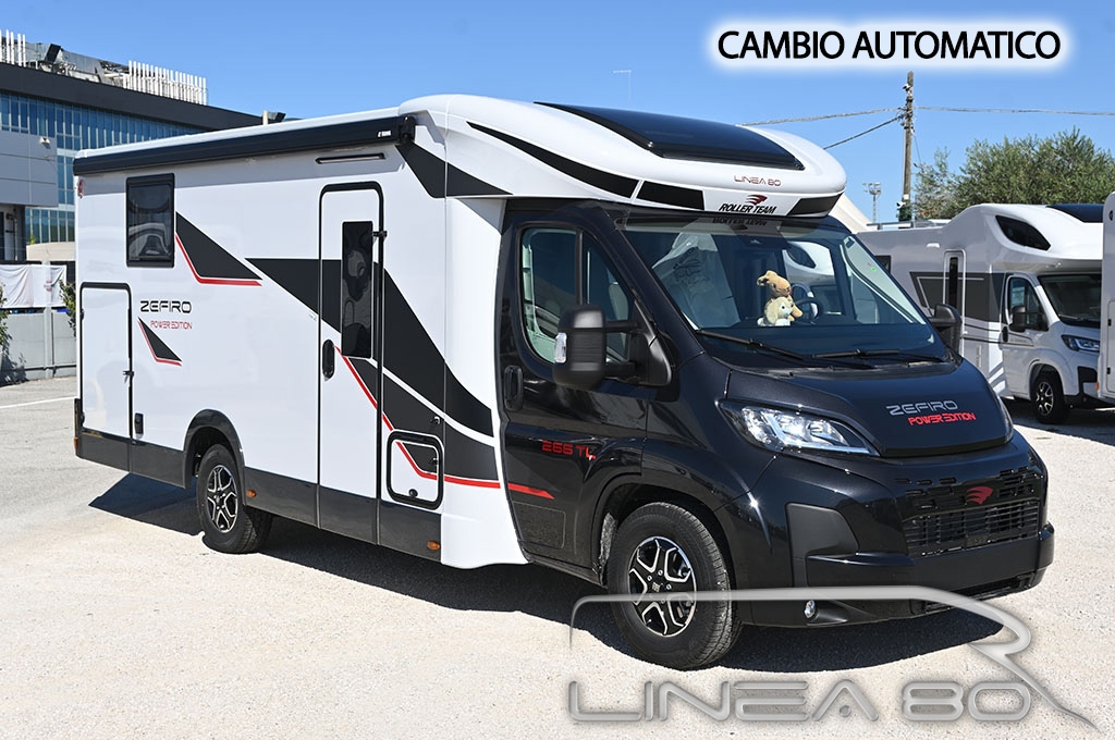 Camper nuovo Roller Team Zefiro 266 TL Power Edition Vendita camper nuovo Roller Team Zefiro 266 TL Power Edition, disponibile presso Linea80, concessionario di Camper e caravan che lavora nelle province di Venezia, Padova, Treviso, Verona, Rovigo, Vicenza, Belluno, Trieste, Udine, Ferrara o Pordenone