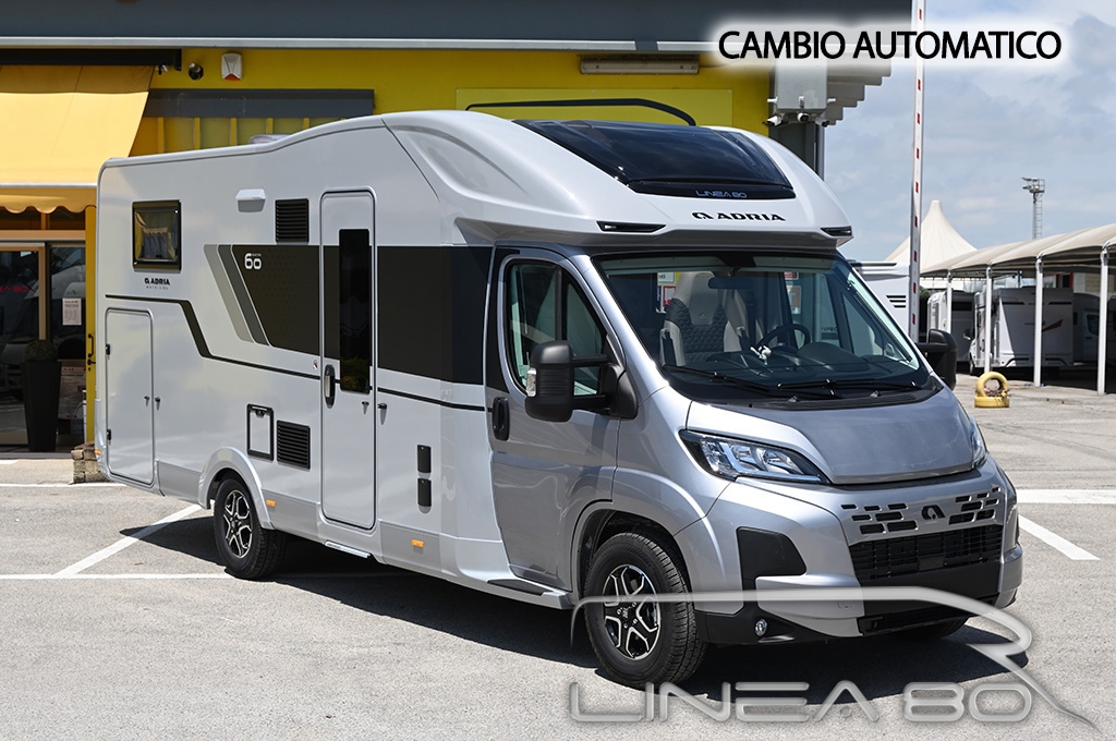Camper nuovo Adria Matrix 670 SL 60 Years Selection Vendita camper nuovo Adria Matrix 670 SL 60 Years Selection, disponibile presso Linea80, concessionario di Camper e caravan che lavora nelle province di Venezia, Padova, Treviso, Verona, Rovigo, Vicenza, Belluno, Trieste, Udine, Ferrara o Pordenone